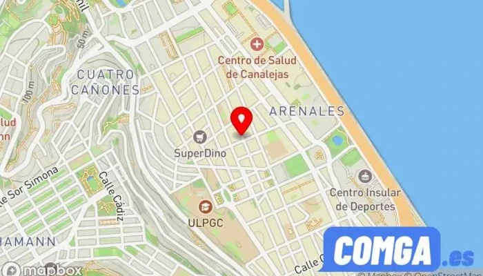 mapa de Alfredo Gorayeb Farkuh Cerrajero en Las Palmas de Gran Canaria