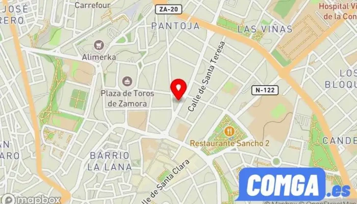 mapa de Alfredo Ramos Cerrajeros Cerrajero en Zamora