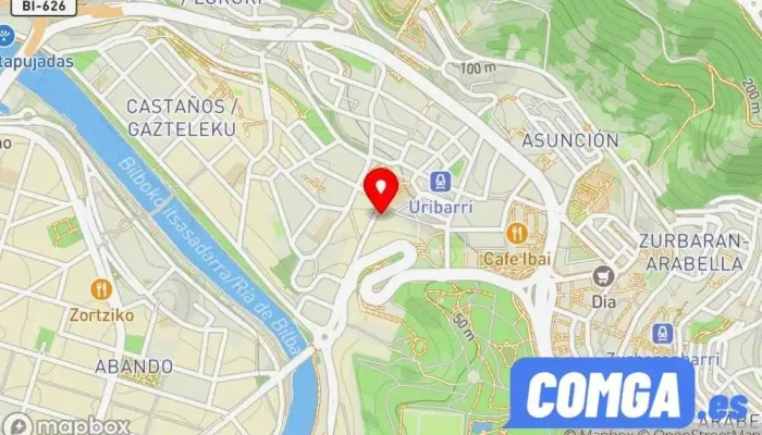 mapa de BilboCerrajero Cerrajero en Bilbao