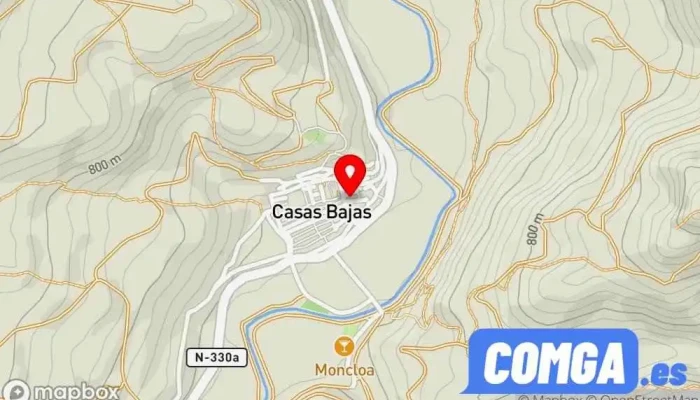 mapa de Carlos Lozano Tortajada Cerrajero en Casas Bajas