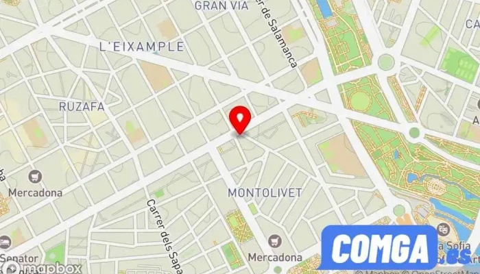 mapa de Cefiba Buzones y Cajas Fuertes - Cerrajero Cerrajero, Tienda de suministros a hoteles, Servicio de duplicación de llaves, Proveedor de buzones de correo, Tienda de cajas fuertes, Tienda de señalización en Valencia