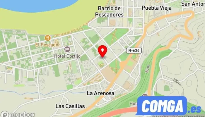 mapa de Cerrajeria EL MANDO Cerrajero en Laredo