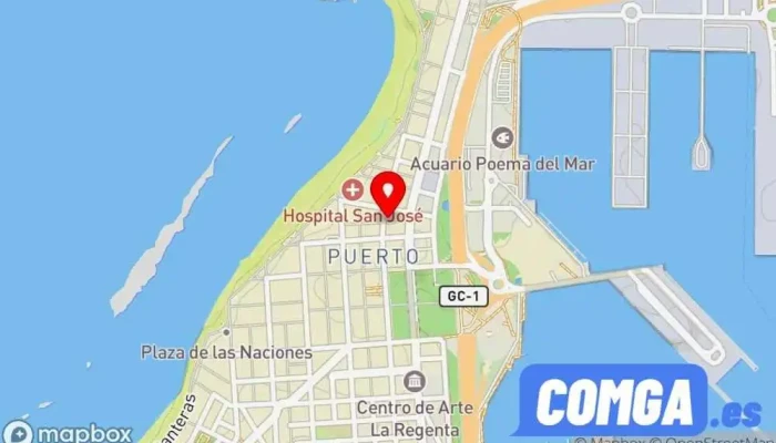 mapa de Cerrajeria Especializada las Palmas Cerrajero en Las Palmas de Gran Canaria