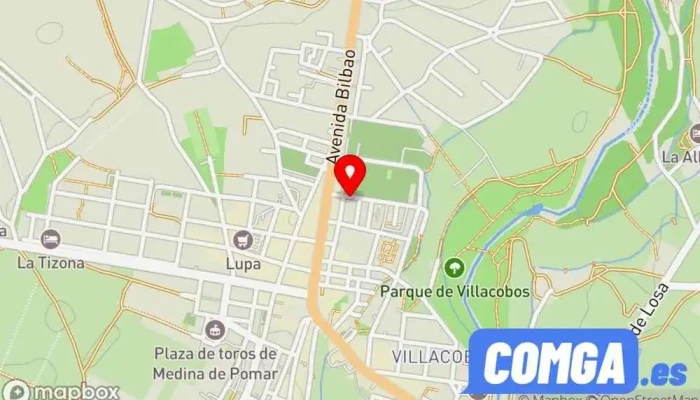 mapa de CERRAJERIA GOROSTIZAGA  en Medina de Pomar