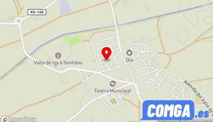 mapa de CERRAJERIA Juan Rebollo Cerrajero en Renedo de Esgueva