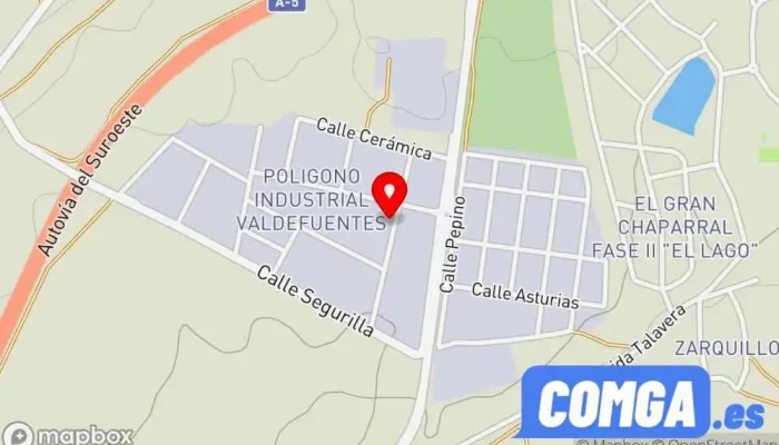 mapa de Cerrajeria Raul CM Cerrajero en Pepino