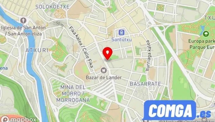 mapa de Cerrajeria Somera Cerrajero, Herrero en Bilbao