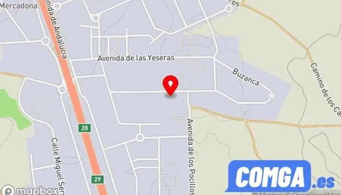 mapa de Cerrajeria Valmetal Cerrajero en Valdemoro