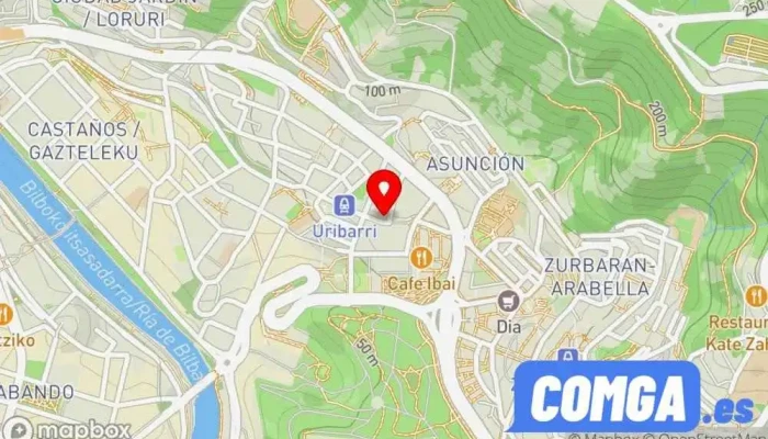 mapa de Cerrajeria Wilma Cerrajero en Bilbao