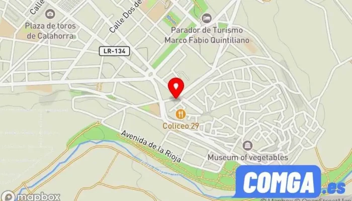 mapa de Cerrajeria Álvarez 24H Calahorra Cerrajero, Servicio de duplicación de llaves en Calahorra