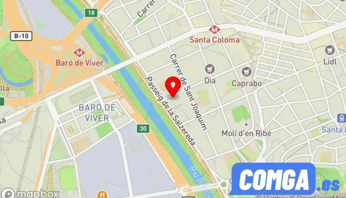 mapa de Cerrajero Barcelona | Locksmith Unit Cerrajero, Servei de serralleria d’urgències, Botiga de panys en Barcelona