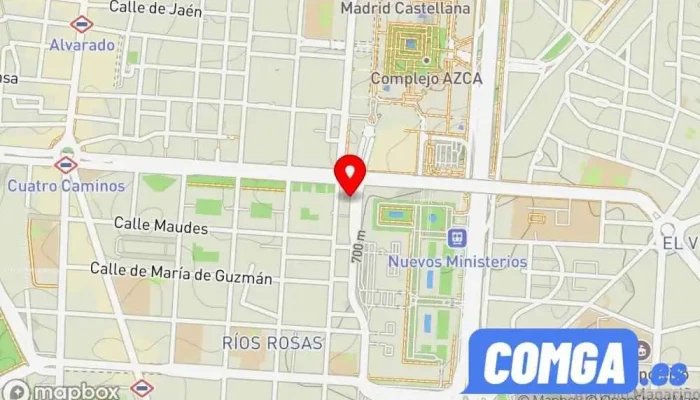 mapa de Cerrajero Directo 24H Cerrajero en Madrid