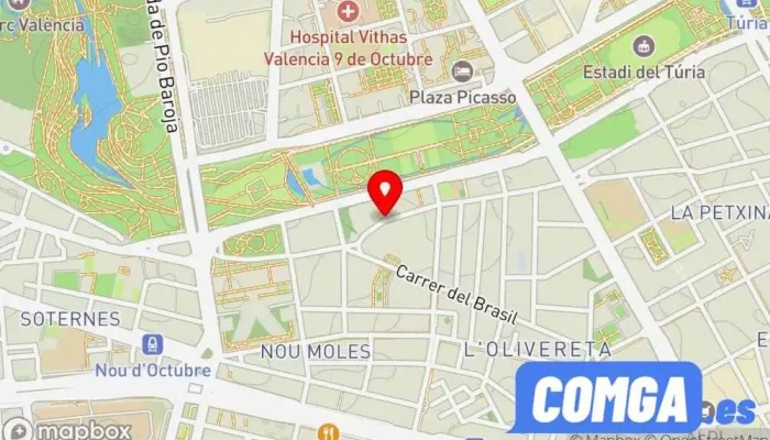 mapa de Cerrajero en Valencia Centro - Cerrajero 24h - Cerrajero Urgente y Economico Valencia Cerrajero en Valencia