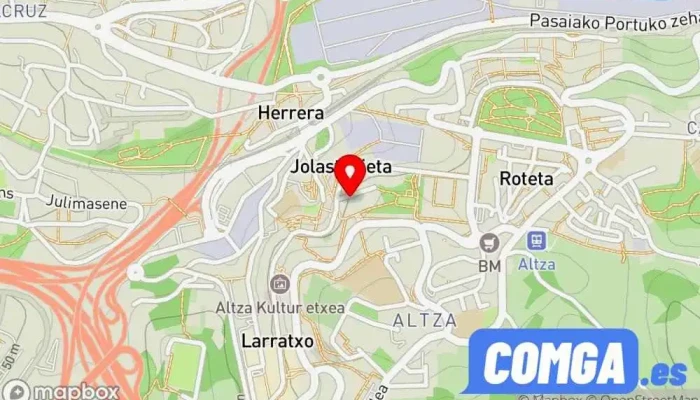 mapa de Cerrajero Flo 24 HORAS Cerrajero en Donostia-San Sebastian