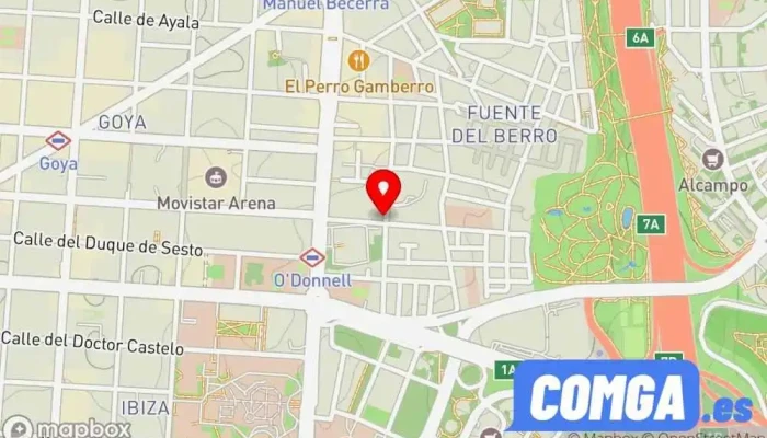 mapa de Cerrajero-Juancho Zapatero Zapatería, Servicio de duplicación de llaves, Cerrajero, Proveedor de sistemas de seguridad en Madrid