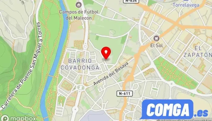 mapa de CERRAJERO TORRELAVEGA 24 HORAS - Cerrajería Urgente Torre Cerrajero en Torrelavega