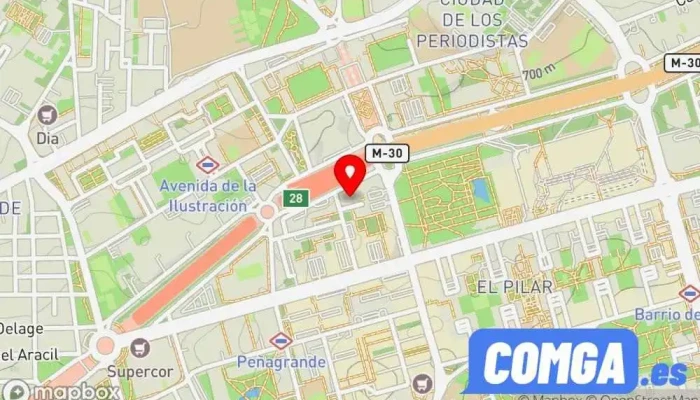 mapa de Cerrajero Vegastar Lock Cerrajero en Madrid