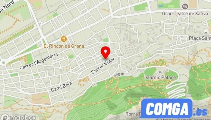 mapa de Cerrajero y Carpinteros de urgencias 24h Cerrajero en Xàtiva