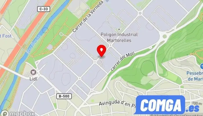 mapa de Cerrajeros Alonso Martorelles Cerrajero en Barcelona