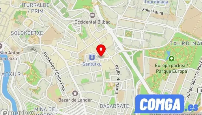 mapa de CERRAJEROS BILBAO REPARAR24 Cerrajero en Bilbao