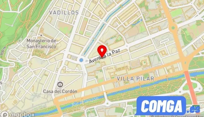 mapa de Cerrajeros Burgos 24h - Jufex Cerrajero en Burgos