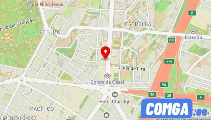 mapa de Cerrajeros Cibeles Cerrajero, Proveedor de sistemas de seguridad en Madrid