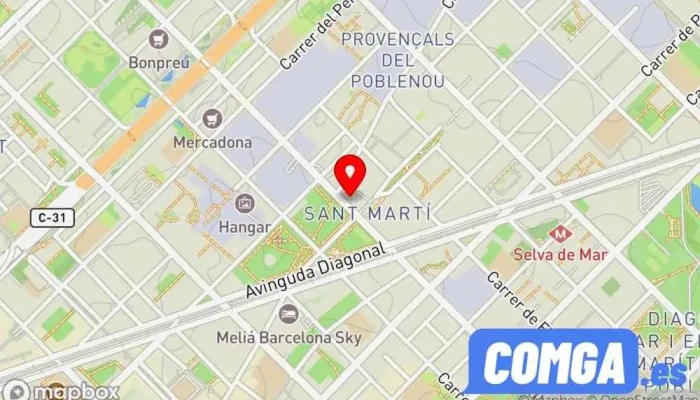 mapa de Cerrajeros de Guardia Cerrajero, Carpintería metálica y de aluminio en Barcelona