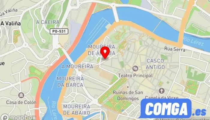 mapa de Cerrajeros Express  en Pontevedra