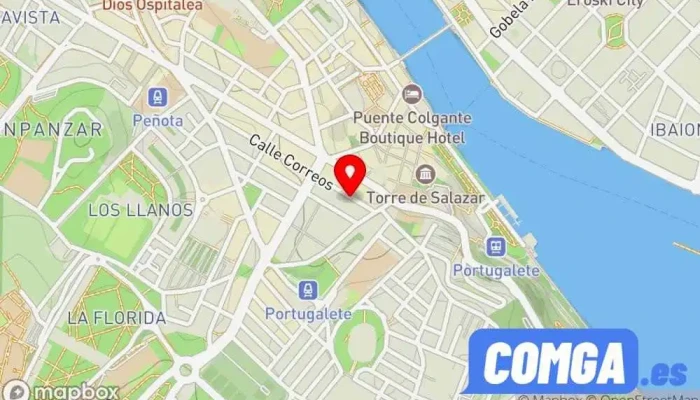 mapa de CERRAJEROS PORTUGALETE 24 HORAS Cerrajero en Portugalete