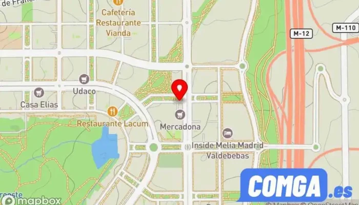 mapa de Cerrajeros Valdebebas 24horas Cerrajero en Madrid