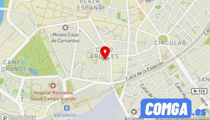 mapa de Cerrajeros Valladolid López 24 Horas Cerrajero en Valladolid