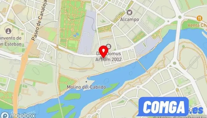 mapa de Cerrajería BLAS Carpintería metálica y de aluminio en Salamanca