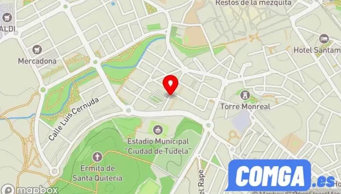 mapa de Cerrajería La llave Secreta Servicio de duplicación de llaves, Cerrajero, Tienda de cajas fuertes en Tudela