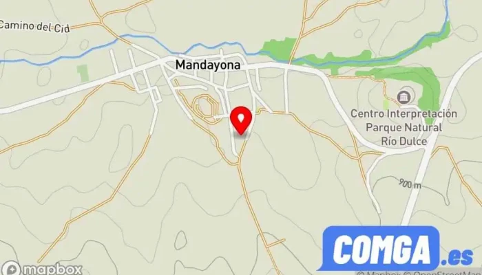 mapa de CERRAJERÍA MANDAYONA S.L. Cerrajero en Mandayona