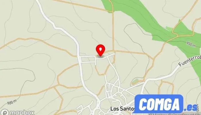 mapa de Cerrajería Rojo Oficinas de empresa en Los Santos