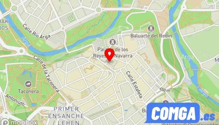 mapa de Cerrajería San Fermín Cerrajero en Pamplona