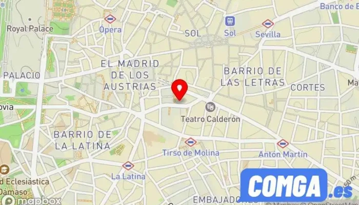 mapa de Click Cerrajeros Cerrajero, Proveedor de puertas, Herrero, Proveedor de sistemas de seguridad en Madrid