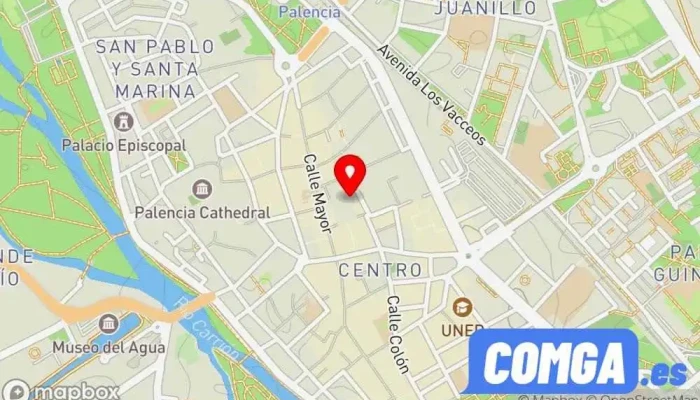 mapa de CUCHILLERIA ALONSO Cerrajero, Cuchillería, Comercio en Palencia