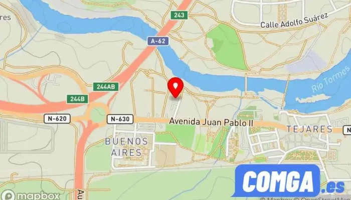 mapa de CVR Metales  en Salamanca