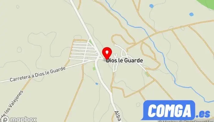 mapa de Dios le Guarde  en Dios le Guarde