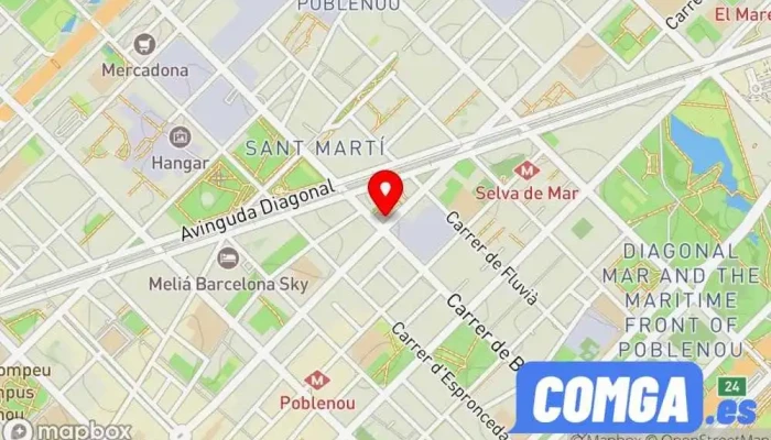 mapa de Keyla Seguridad Cerrajeros Cerrajero en Barcelona