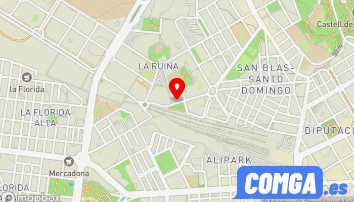 mapa de Miguel Cerrajero en Alicante | Urgencias e Instalaciones Cerrajero en Alicante