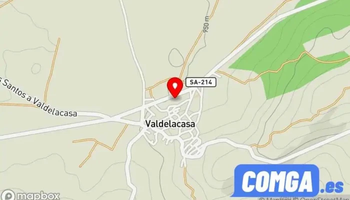 mapa de Morales forja Cerrajero en Valdelacasa