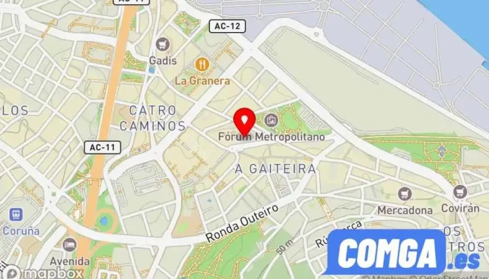 mapa de Mosquera cerrajero Coruña Cerrajero en A Coruña