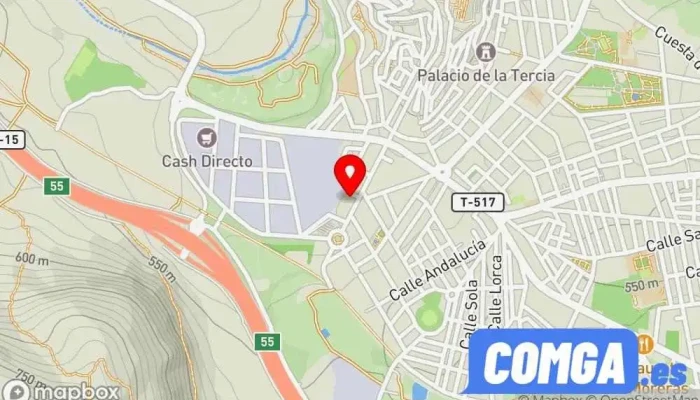 mapa de Rijocar, S.L Cerrajero en Cehegín