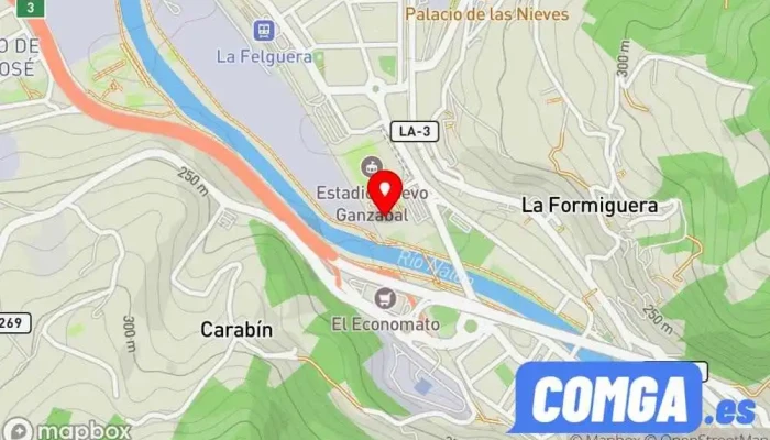 mapa de Rober Cerrajero La Felguera Cerrajero en Langreo