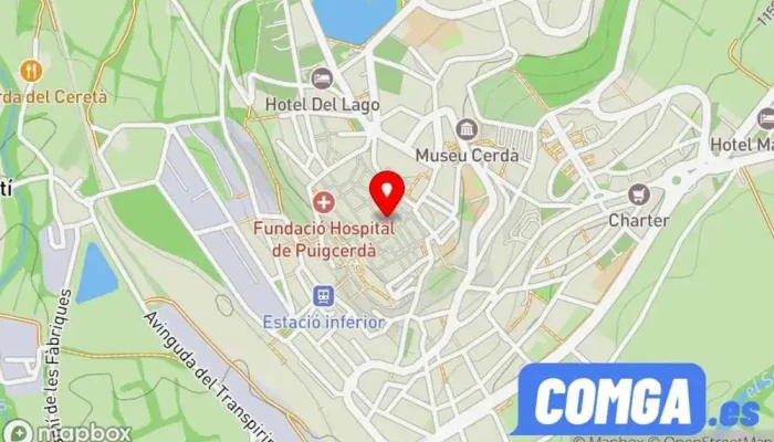 mapa de Serralleria Martí Palau Sll Cerrajero en Puigcerdà