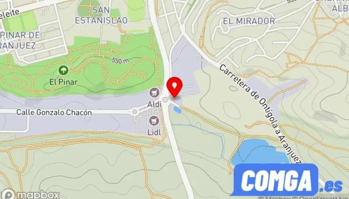 mapa de Servicesa Cerrajero en Aranjuez