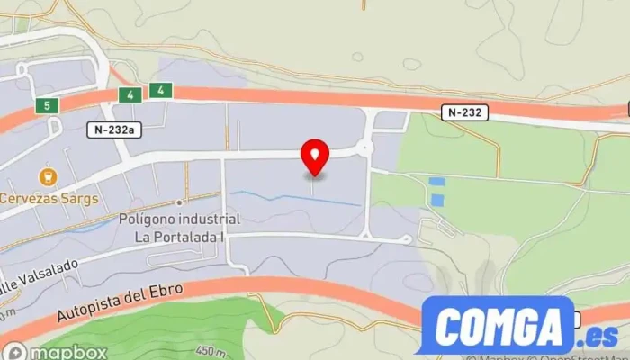 mapa de Talleres Metálicos Sibel SL Cerrajero en Logroño