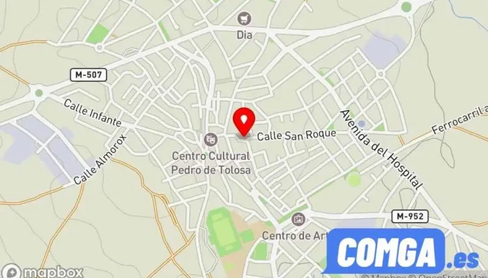 mapa de Talleres Parro CB Cerrajero en Villa del Prado